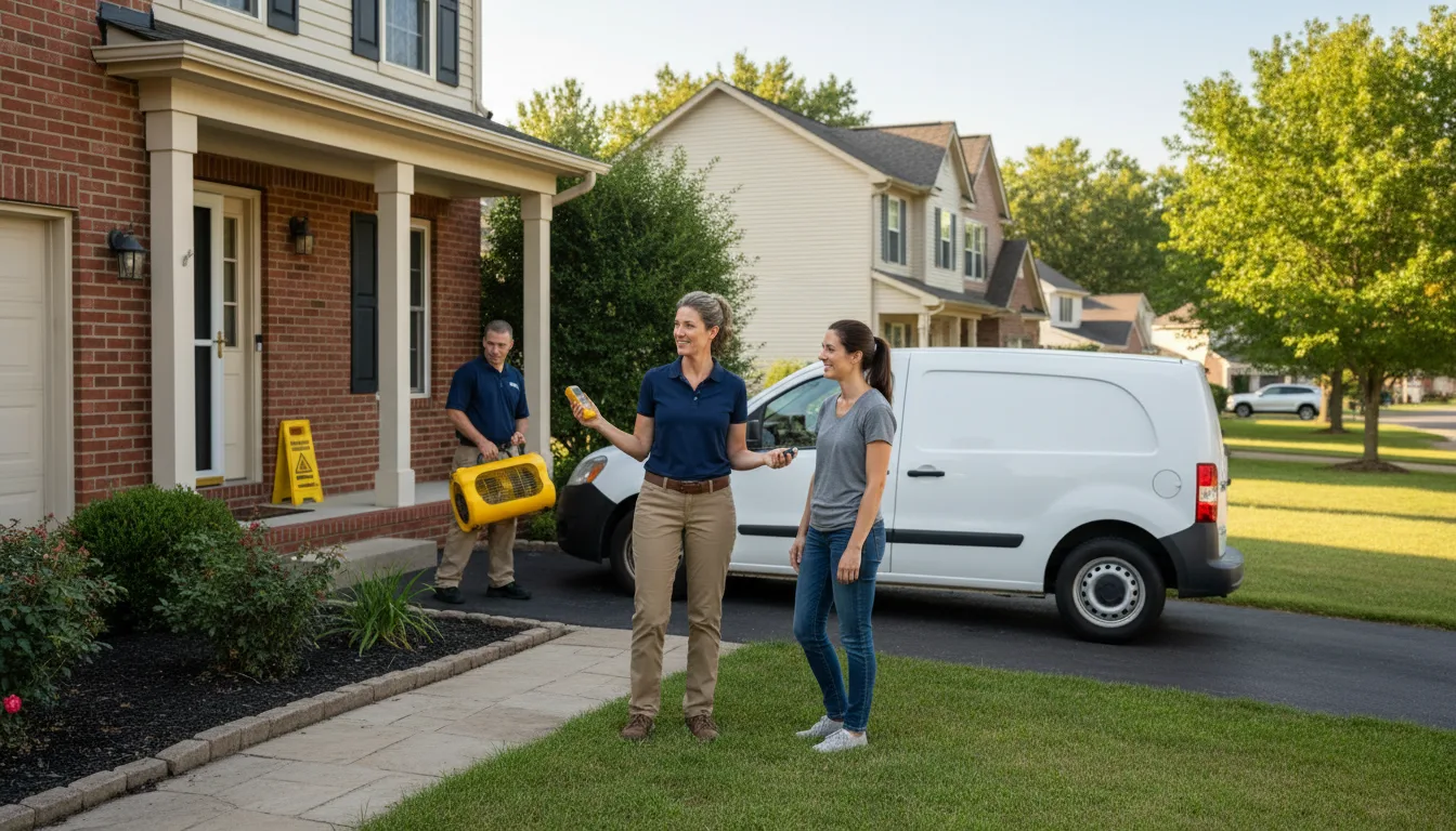 Water restoration image for Water Damage & Restoration Services in Beach, ND